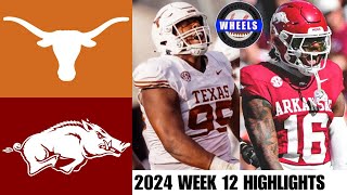 3 Texas vs Arkansas  Week 12  2024 College Football Highlights [upl. by Finbar]