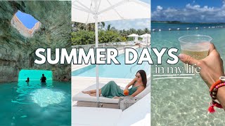 SUMMER VLOG Protein iced coffee lymphatic massage  having a girls day in Miami [upl. by Udella]