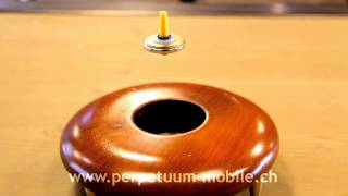 Levitron  Schwebender Kreisel  Levitating Magnetic Top [upl. by Aicirtak]