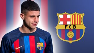 LUCAS ROMAN  Welcome To Barcelona 20222023  Wonderkid Compared To Messi  Goals amp Skills HD [upl. by Brownson]