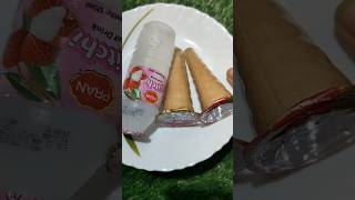 Corn choklate amp lichi drink PopsicleIce creamshortvideo chocolate [upl. by Shep]