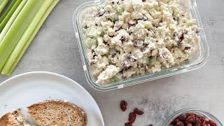 Cranberry Tofu Salad Sandwich Recipe [upl. by Harutek805]