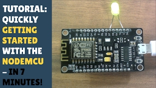 TUTORIAL Quickly getting started with NodeMCU  ESP8266 12E  In 7 mins Beginner Friendly Arduino [upl. by Caffrey]