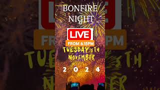 🎆 Bonfire Night Live with Keigan Dudley  Tuesday 5th November 🌙 [upl. by Yllet]