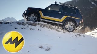 Allradler im Schnee Teil 1 Lada Niva [upl. by Coop]