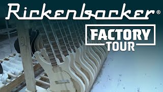 Rickenbacker Guitars Factory Tour Model 330 Construction [upl. by Dessma]