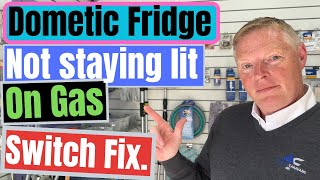 Dometic caravan Fridge switch Fix [upl. by Lakym]