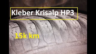 Zimówki jeżdżone cały rok  Kleber Krisalp HP3  Made in China  Jaki stan po 15k km [upl. by Steffie781]