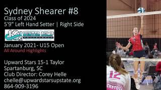 Sydney Shearer Volleyball  Winter Bump 2021  Highlights [upl. by Viglione]