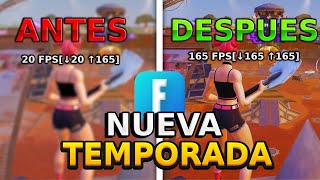 como ACABAR con los BAJONES de FPS en FORTNITE  NUEVA TEMPORADA [upl. by Lledniw]