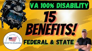 VA Benefits with a 100 ServiceConnected Disability Rating  Federal and State  CH 35 [upl. by Usanis]