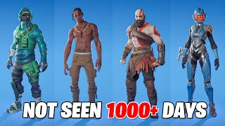 Fortnite Skins Not Seen in Item Shop over 1000 Days [upl. by Arnelle]