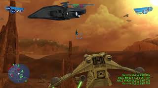 The Battle Of Geonosis Medium Difficulty Clone Wars Campaign · Star Wars Battlefront CLASSIC [upl. by Inalawi]