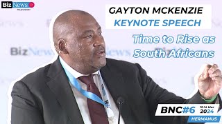 BNC6 Gayton McKenzie slams DA calls for national unity  quotTime to rise as South Africansquot [upl. by Ahsennod]