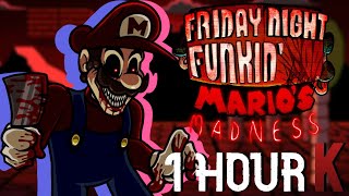 Its A Me Remastered  Friday Night Funkin FULL SONG 1 HOUR [upl. by Layney]