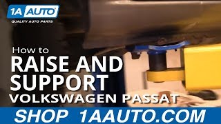 How to Raise and Support 0510 VW Passat [upl. by Ellehcirt]