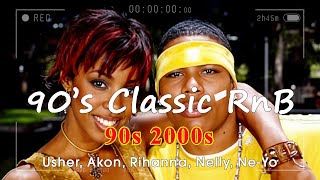 Best of Old School 90s 2000s Rnb Music Hits 🎵Usher Akon Rihanna Nelly NeYo [upl. by Colt444]