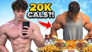 THE 12000 CALORIE DIET  WHAT A MASS MONSTER EATS [upl. by Nonaihr]