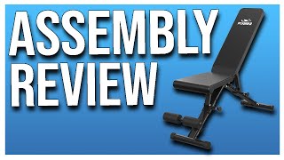 150 Flybird Adjustable Bench Assembly and REVIEW [upl. by Akinal]