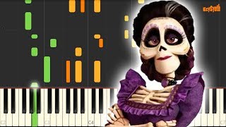 La llorona de Coco  Piano  Synthesia [upl. by Ijnek99]