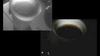 Webcam without IR filter a glass of coca [upl. by Ornstead]