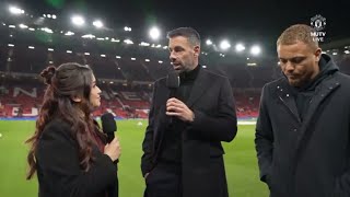 Ruud van Nistelrooy Interview  Manchester United vs PAOK [upl. by Ecnarrat]