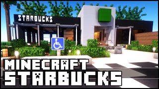 Minecraft How to build a Starbucks in Minecraft Minecraft Java edition Minecraft 121trendingvideo [upl. by Inilahs498]