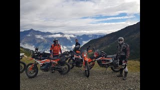 FRENCH ALPS 4K  TET  ABR  SEPT 2023  KTM 690 ADVENTURES [upl. by Nilat]