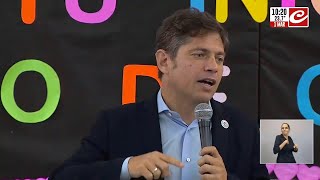 Kicillof estuvo en la apertura de clases en la provincia de Buenos Aires [upl. by Atteoj]