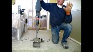 How to Remove tile mastic or thinset the easy way  Be Your Own Handyman  Home [upl. by Lerud]