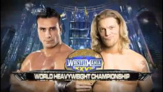 WWE Wrestlemania 27 Match Card V4 HD [upl. by Enyamert495]