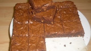 Recette des brownies traditionnels  Recette americaine du brownie [upl. by Sufur]