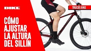 Bici y Salud Cómo ajustar la altura del sillín  Revista BIKE [upl. by Annahaj]