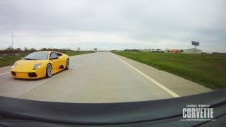 Z06 Corvette vs Lamborghini Murcielago [upl. by Adnawat]