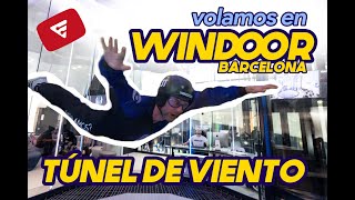 🌪🌬 VOLANDO en el TUNEL DE VIENTO WINDOOR Barcelona  💥💥INCREÍBLE [upl. by Anol253]