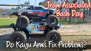 Bashing with the Team Associated MT8 and Rival MT10 [upl. by Sophia]