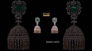 Designer Lab Grown IGI Certified VVSEF Fancy Diamond Jhumki  KothariJewelryUSA [upl. by Gulick74]