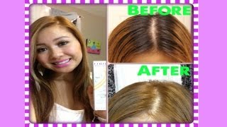 How to Dye Black Hair to Light Brown  How I Dye My Roots [upl. by Anialeh]