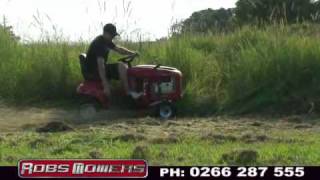 SD Cox Mower Stockman Mowing Tall Thick Grass and Lawns by Robs Mowers [upl. by Jennings249]