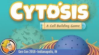 Cytosis A Cell Biology Board Game — game overview at Gen Con 2018 [upl. by Muir]