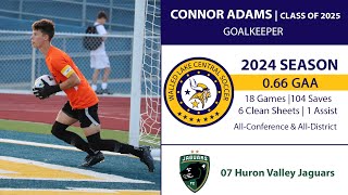 Connor Adams  Class of 2025  Goalkeeper [upl. by Sulecram]