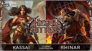 Desert Fury Kassai vs Rhinar Classic Constructed  Flesh and Blood TCG [upl. by Asp]