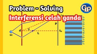 F478Interferensi cahaya celah ganda latihan soalproblem solving [upl. by Noerb]