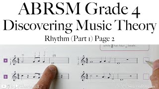 ABRSM Discovering Music Theory Grade 4 Rhythm Part 1 Page 2 with Sharon Bill [upl. by Htieh]