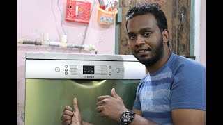 Bosch SMS66GI01I Dishwasher hands on Full Demo All Doubts Cleared [upl. by Ylecic868]