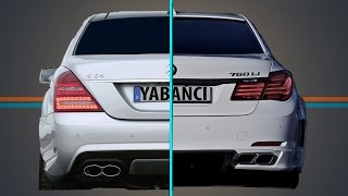 Lükslerin Kapışması Mercedes S65 AMG vs BMW 760Lİ F01Logitech G27 ile CCD [upl. by Tadich]