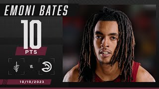 Emoni Bates makes Cleveland Cavaliers preseason debut 🔥  NBA on ESPN [upl. by Tnahsarp]