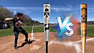 Fielding amp Hitting 2022 DeMarini Goods vs 2023 Voodoo One [upl. by Dobrinsky]