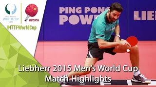 2015 Mens World Cup Highlights GIONIS Panagiotis vs BUTLER Jimmy Qual Groups [upl. by Cristoforo]