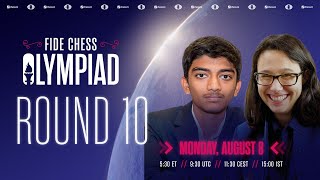 Chess Olympiad Chennai  Round 10  Peter Svidler amp Peter Leko commentate [upl. by Droflim]